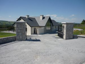 Cut Granite Entrance